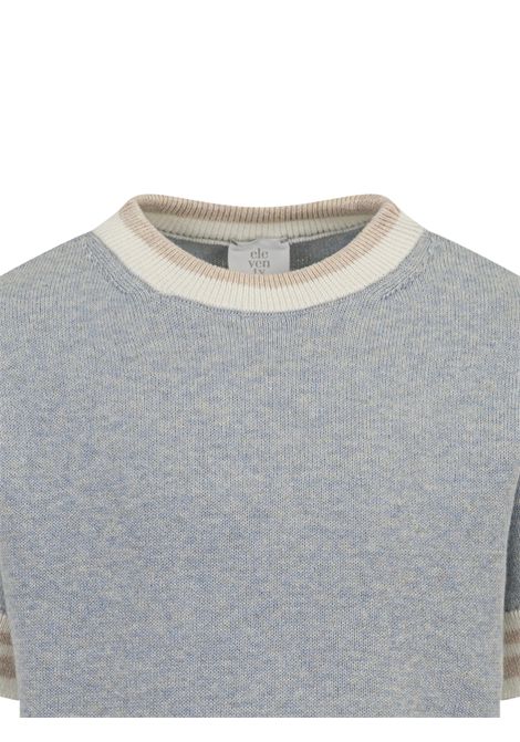 T-shirt con dettagli a righe ELEVENTY KIDS | EY9P31 Z366982A